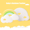 Kean 100% Food Grade BPA free Custom silicone rainbow teether